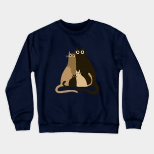 cats family Crewneck Sweatshirt